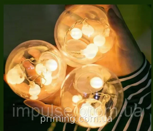 Світлодіодна гірлянда-штора RD-071 тепле біле світло, 108 LED, 8 режимів мерехтіння для дому та вулиці IP44