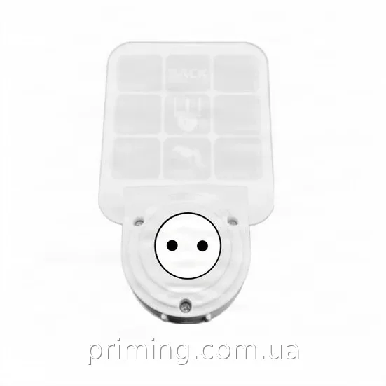 Автоматическая УФ ловушка Fly Trap для мух и комаров, электрическая от сети 220V с клейкими вставками, белая