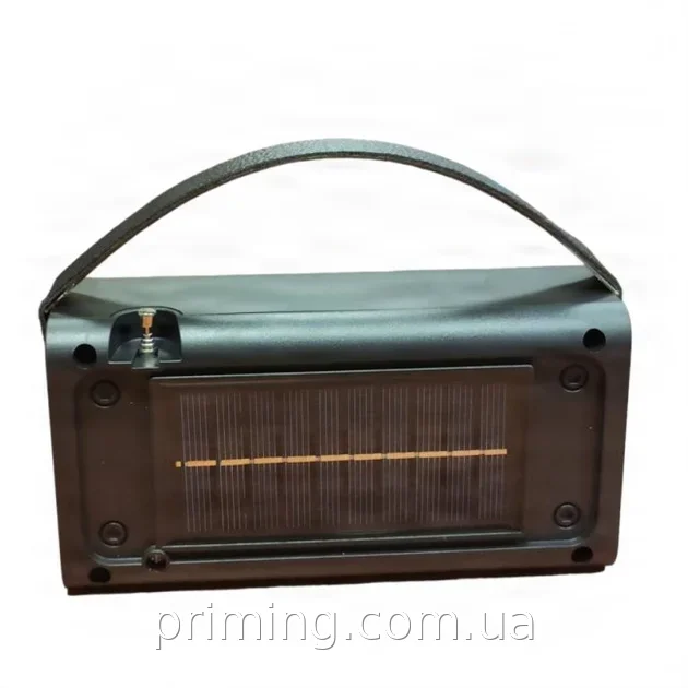 Цифровой радиоприемник аккумуляторный NNS NS-222S с солнечной панелью, FM, USB, TF, MP3 плеер и LED фонарик