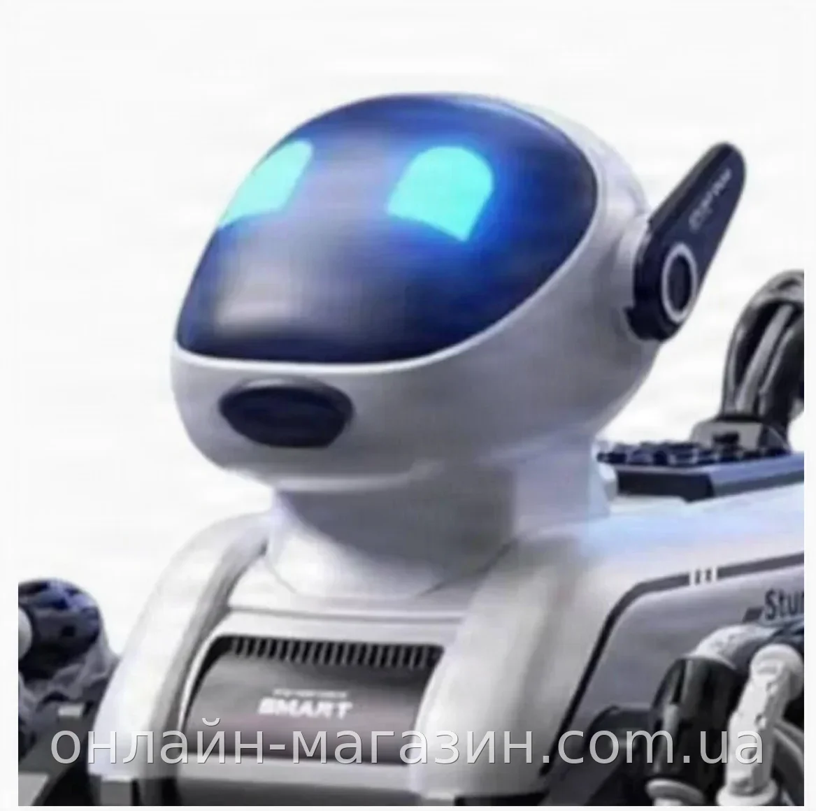 Робот-собака DWI Robot з пультом керування, трюкова інтелектуальна іграшка з браслетом на руку та світлом