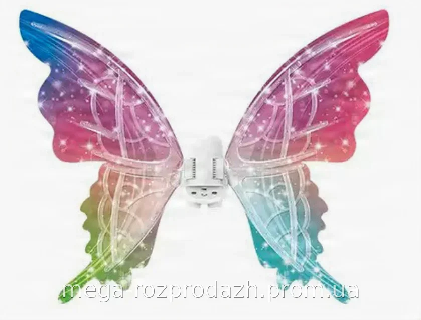 Крылья для девочек Dreamy Winds 335 с LED подсветкой, праздничный аксессуар для карнавала и фотосессии