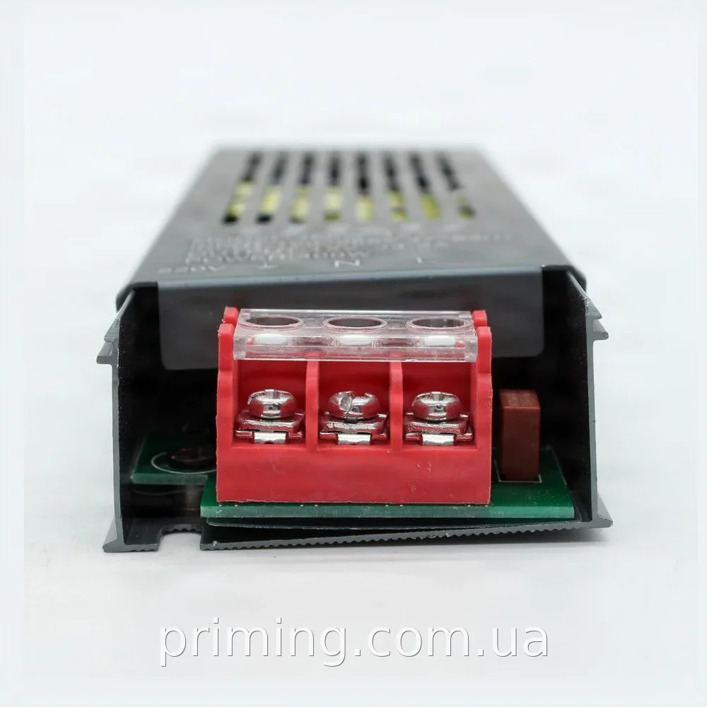 Блок живлення імпульсний 12V 35A 420W металевий для світлодіодної стрічки, із захистом від КЗ та перевантаження
