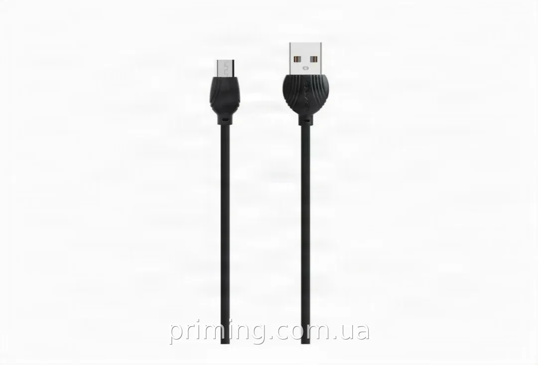 Кабель AWEI CL-61 Micro-USB 1 м черный оригинальный, быстрая зарядка до 2.5 А и синхронизация до 480 МБ/с