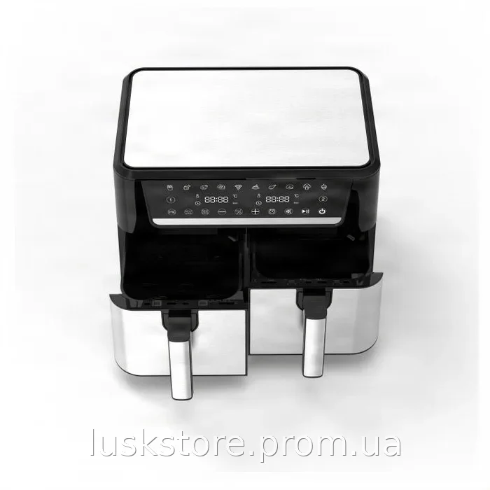 Мультипечь ROTEX ROM1210-2XL MultiFry DUO 12 л, 2800 Вт, 11 программ, сенсорное управление, для двух блюд