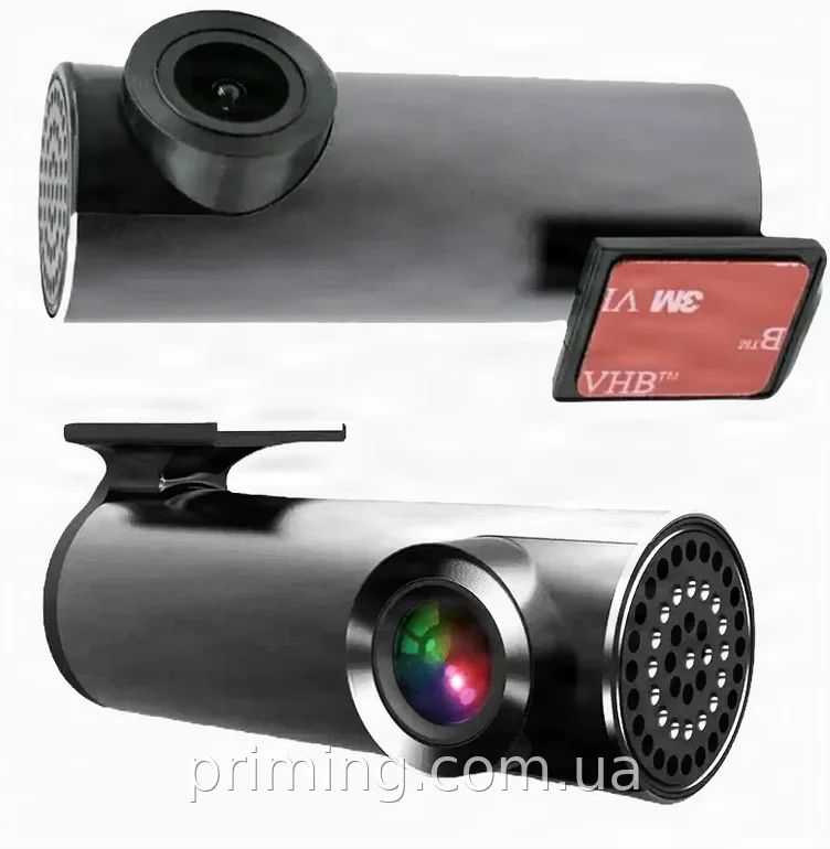 Автомобільний відеореєстратор DVR W7 USB Full HD 1080P кут 170° G-сенсор, режим день/ніч, для Android