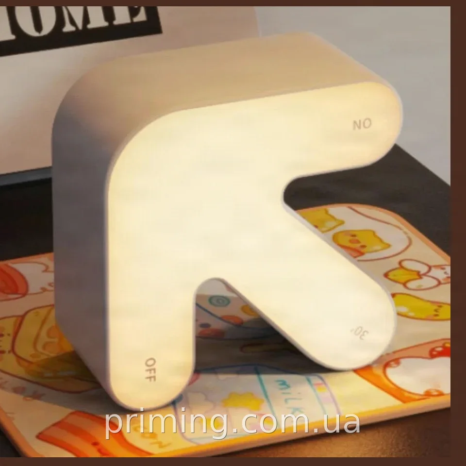 Ночник светодиодный RGB AND1491 Arrow, настольный светильник-стрелка с регулировкой цвета для декора комнаты