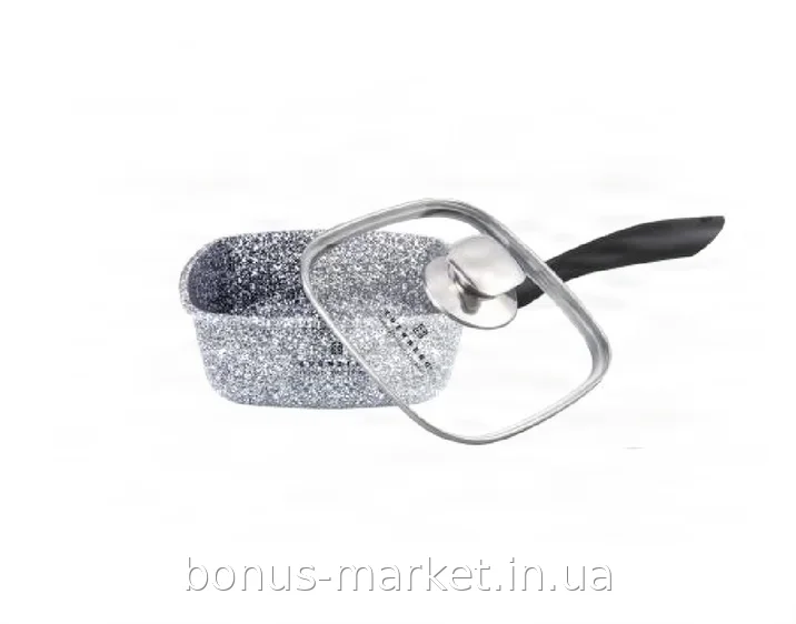Ковш кухонный Edenberg EB-16998 1.8 л из литого алюминия с гранитным антипригарным покрытием для индукции