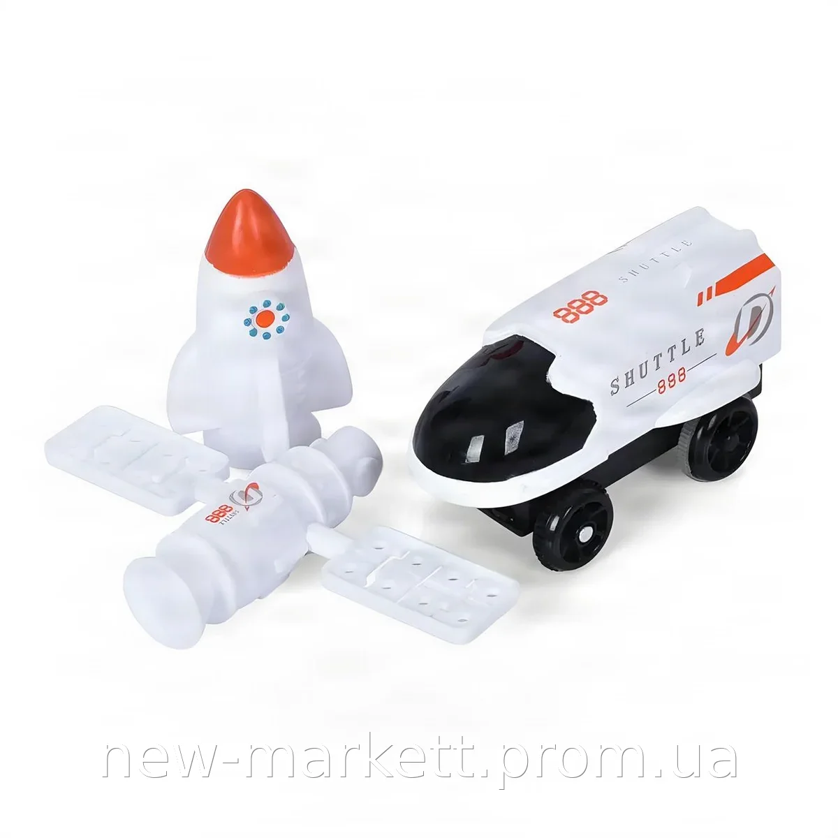 Автотрек космический Outer Space Track LT243173 со светом и звуком, большой набор 42 детали для детей от 3 лет