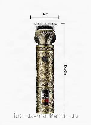 Аккумуляторный тример Kemei KM-2313 18 в 1 для волос, бороды, носа и ушей, набор насадок, нержавеющая сталь