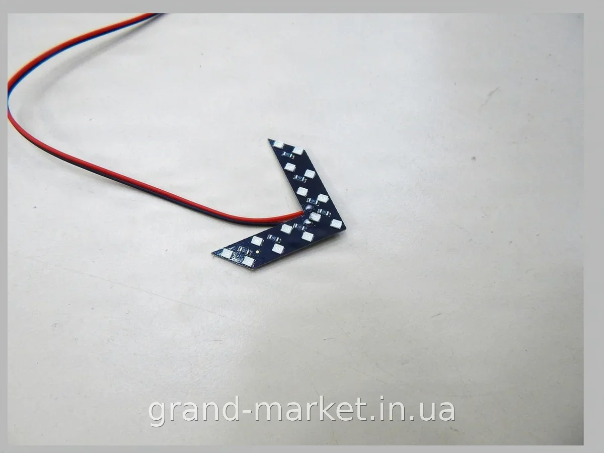 Дзеркальний елемент з LED-повторювачем поворотів для авто, лівий і правий, яскраве освітлення GS227