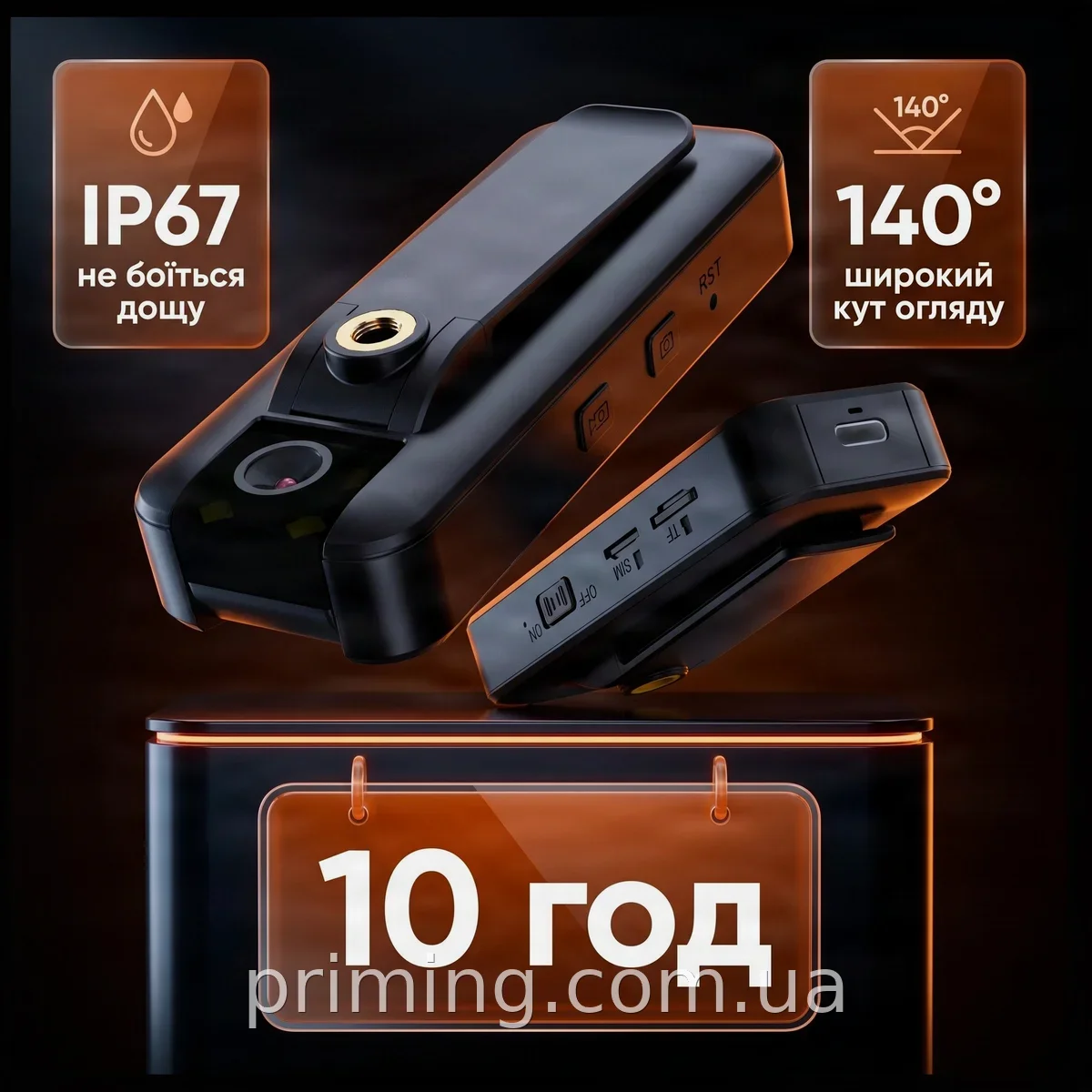 Нагрудная 4G боди-камера S15 Pro Full HD 1080p, аккумулятор 3000 мАч, ночная съёмка и GPS для охраны