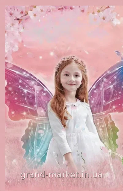 Крила з підсвіткою Dreamy Winds 335 для дівчаток, аксесуари, що світяться, для свят і фотосесій подарунок