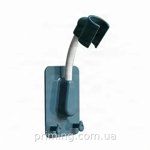 Поворотный держатель для душа на присоске Shower holder AND-129, белый пластик, универсальный для ванной