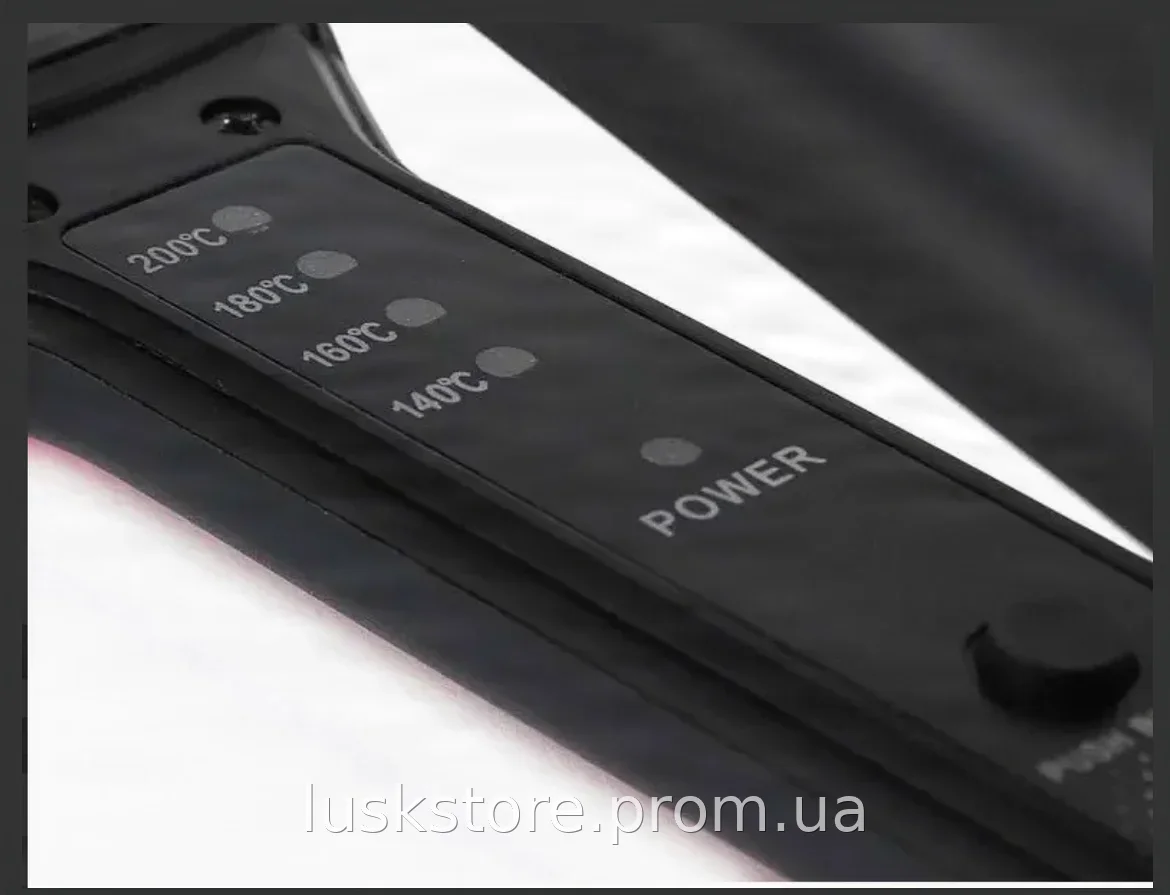 Щипцы для волос гофре KEMEI KM-2116 с керамическим покрытием, 4 режима нагрева 140-200°C, антистатические