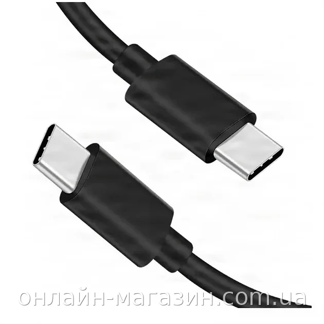 Кабель зарядный Type-C to Type-C 1 м 25W 3A Black Edition для смартфонов и планшетов, быстрая зарядка