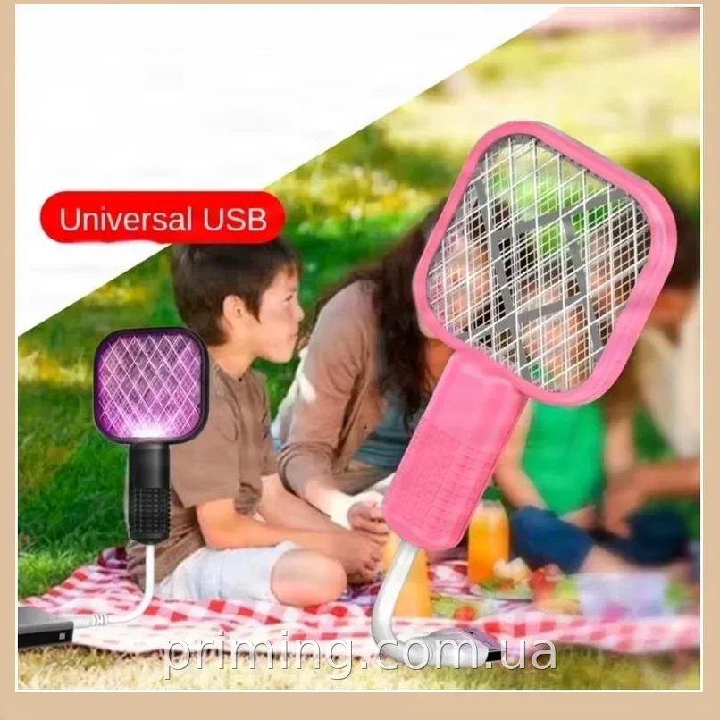 USB-ловушка от комаров с УФ-светом и электрическим шоком, портативная без химии для дома и улицы