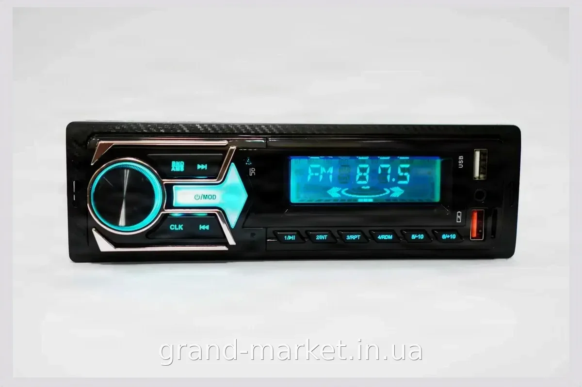 Автомагнітола 1DIN JSD G-1101, мультимедійна з Bluetooth і Wi-Fi, TFT-екран 1 дюйм, потужністю 200 Вт, чорна