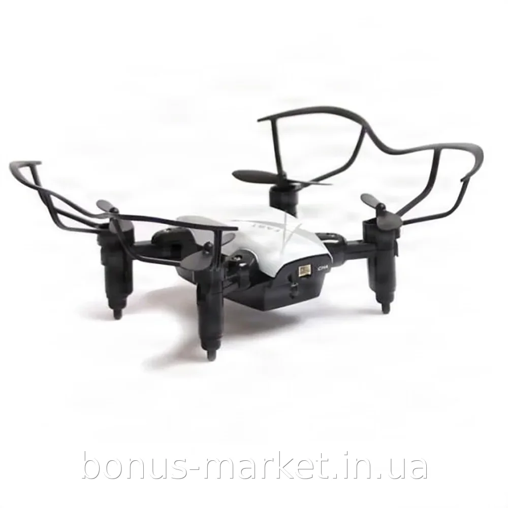 Мини-дрон квадрокоптер S9 Mini с Wi-Fi FPV камерой 50 м, ударопрочный, складной, аккумуляторный - для детей и взрослых
