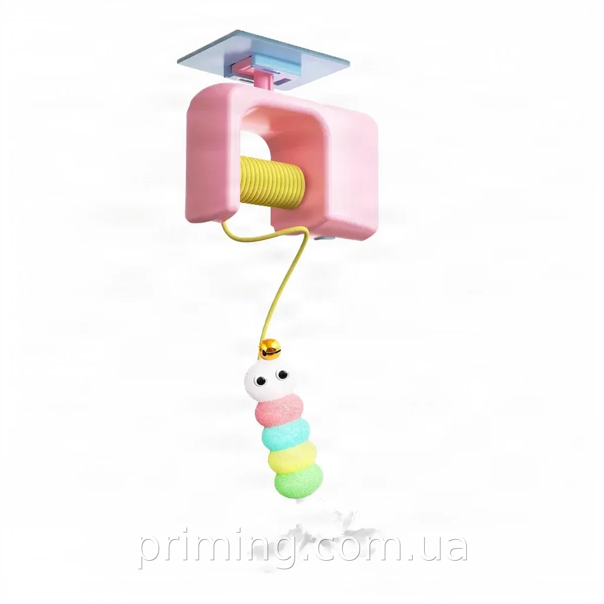 Игрушка для кошек на присоске Pet Toy Ball 1490 с автоматическим движением, интерактивная мялка, бесшумная