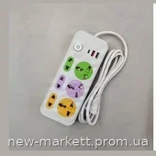 Сетевой фильтр-удлинитель AND B133PD 2м на 6 евро-розеток с общим выключателем и защитой от импульсных помех